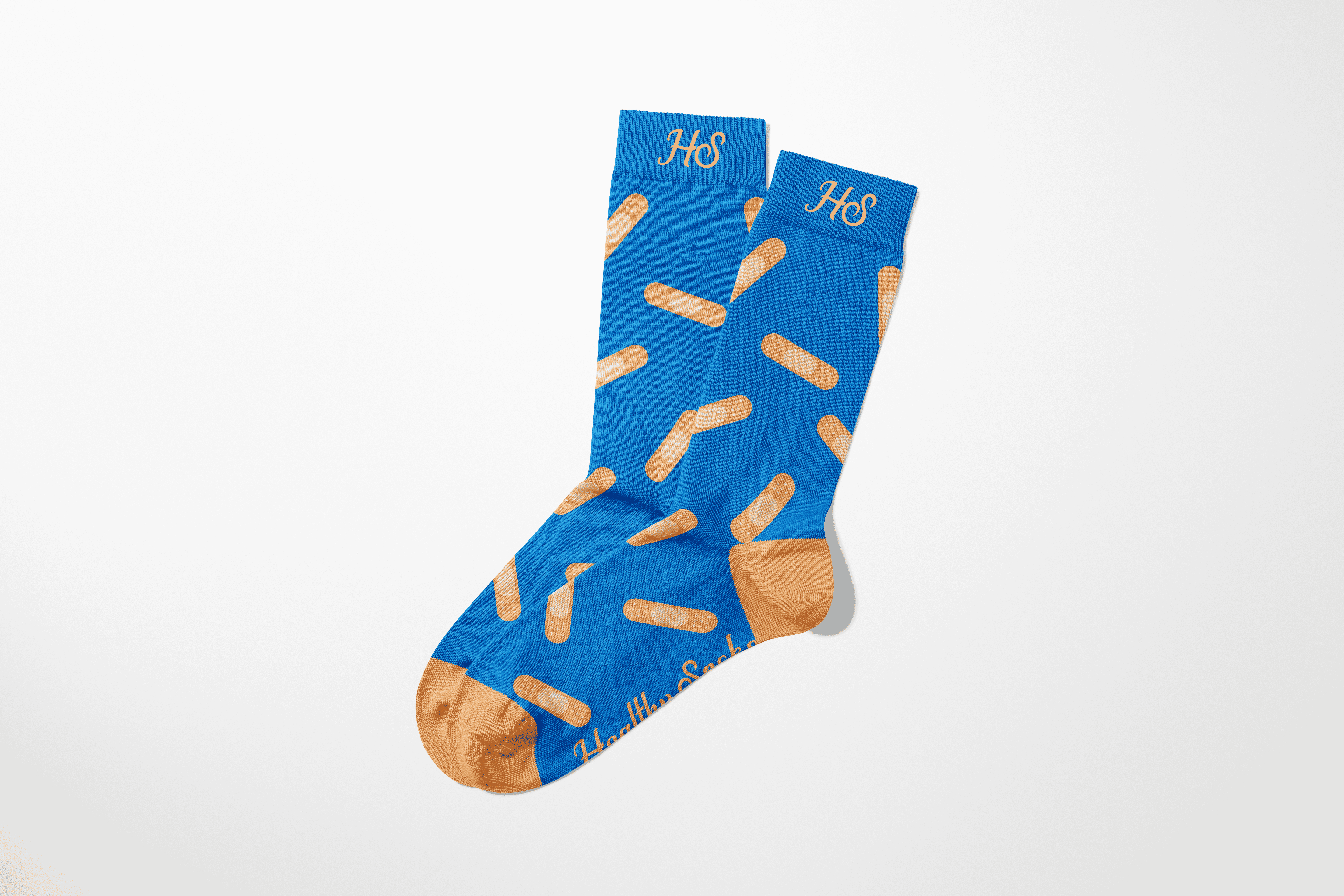 Plaster Socks – Blue Edition