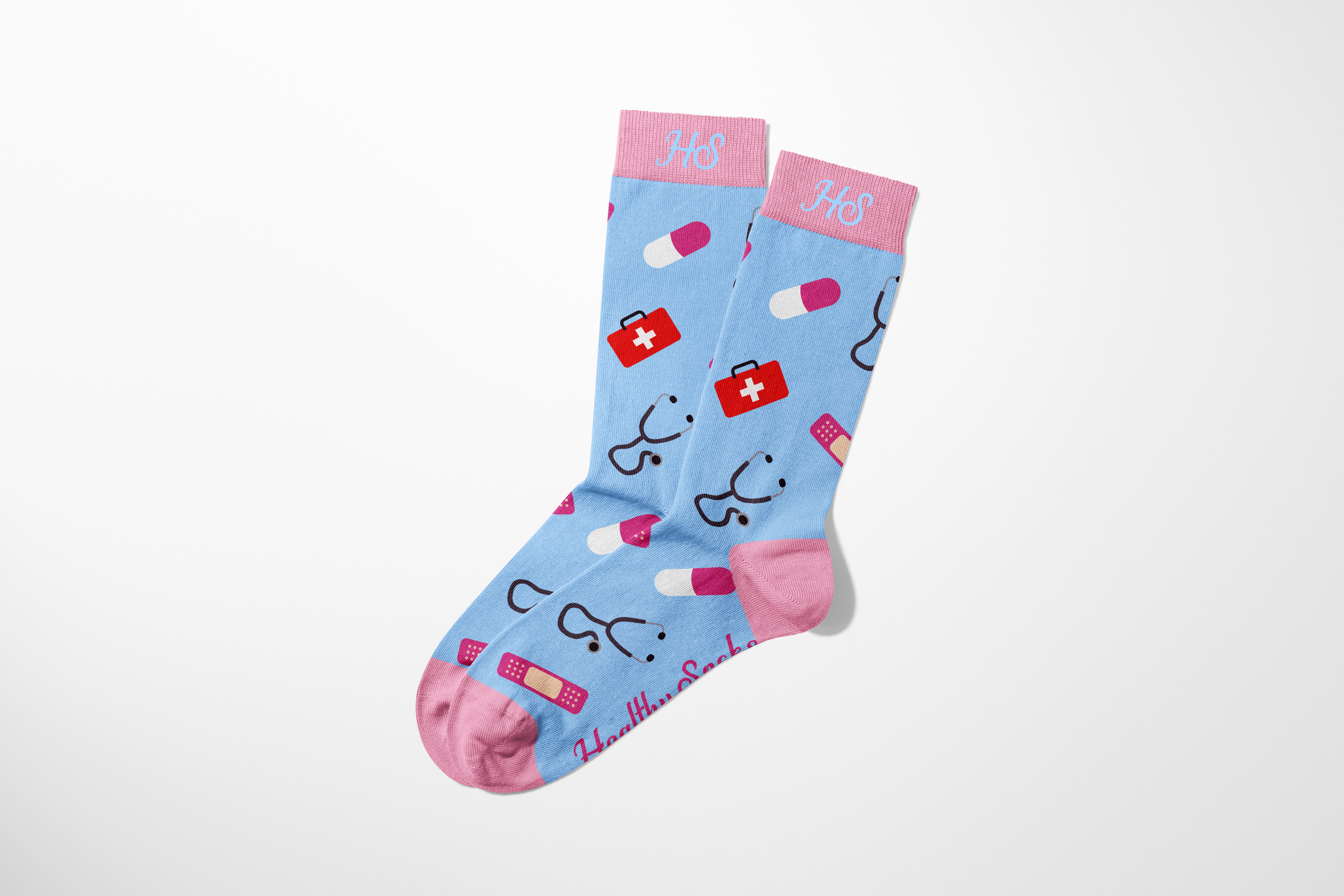 Nurse Socks – Pink Edition