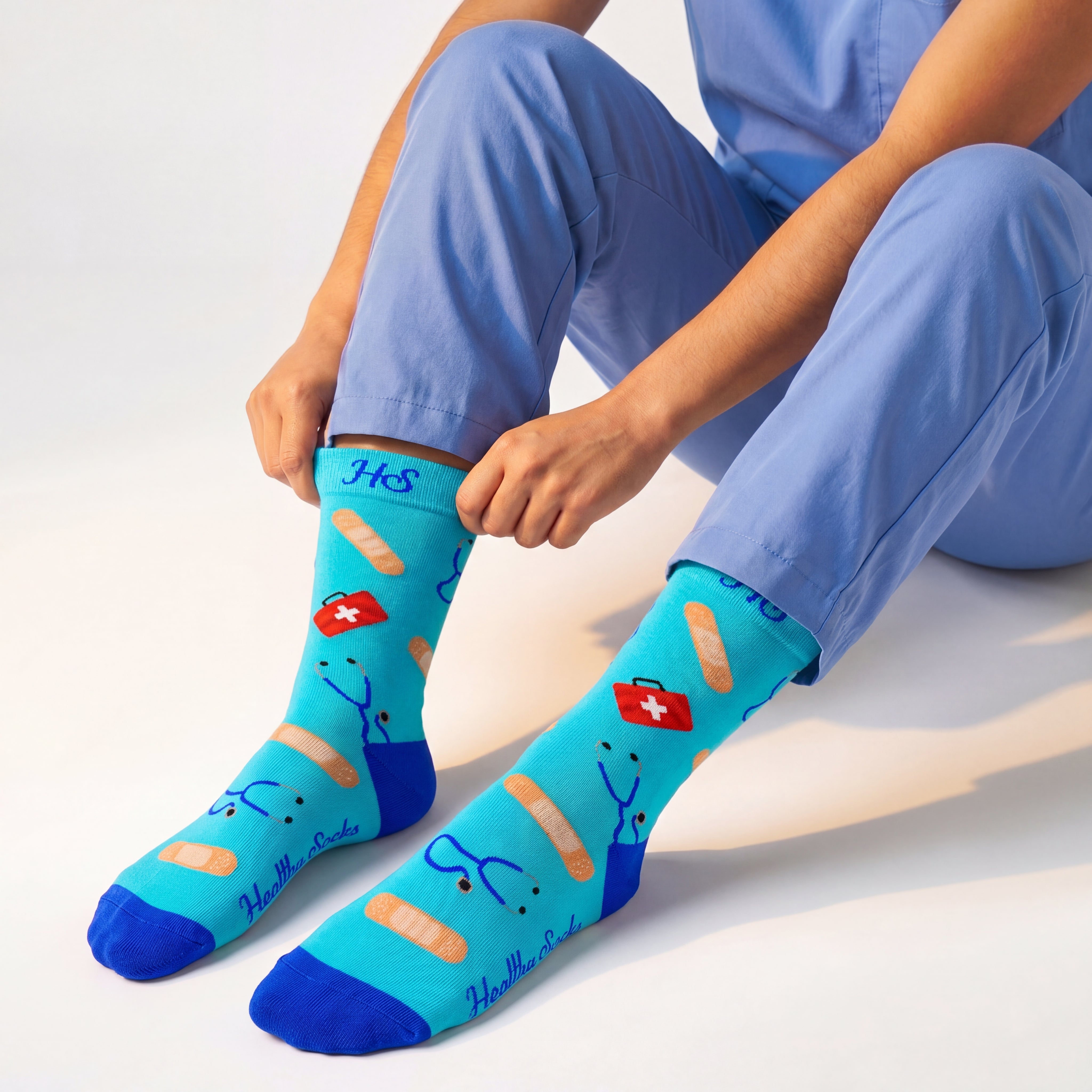 Nurse Socks – Blue Edition