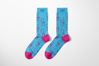 Stethoscoop Sok - Blauw