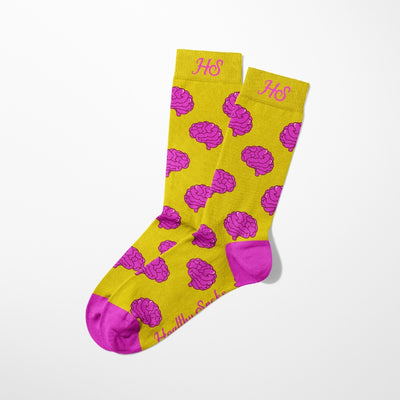 Cerebro-Socken – Gelbe Edition