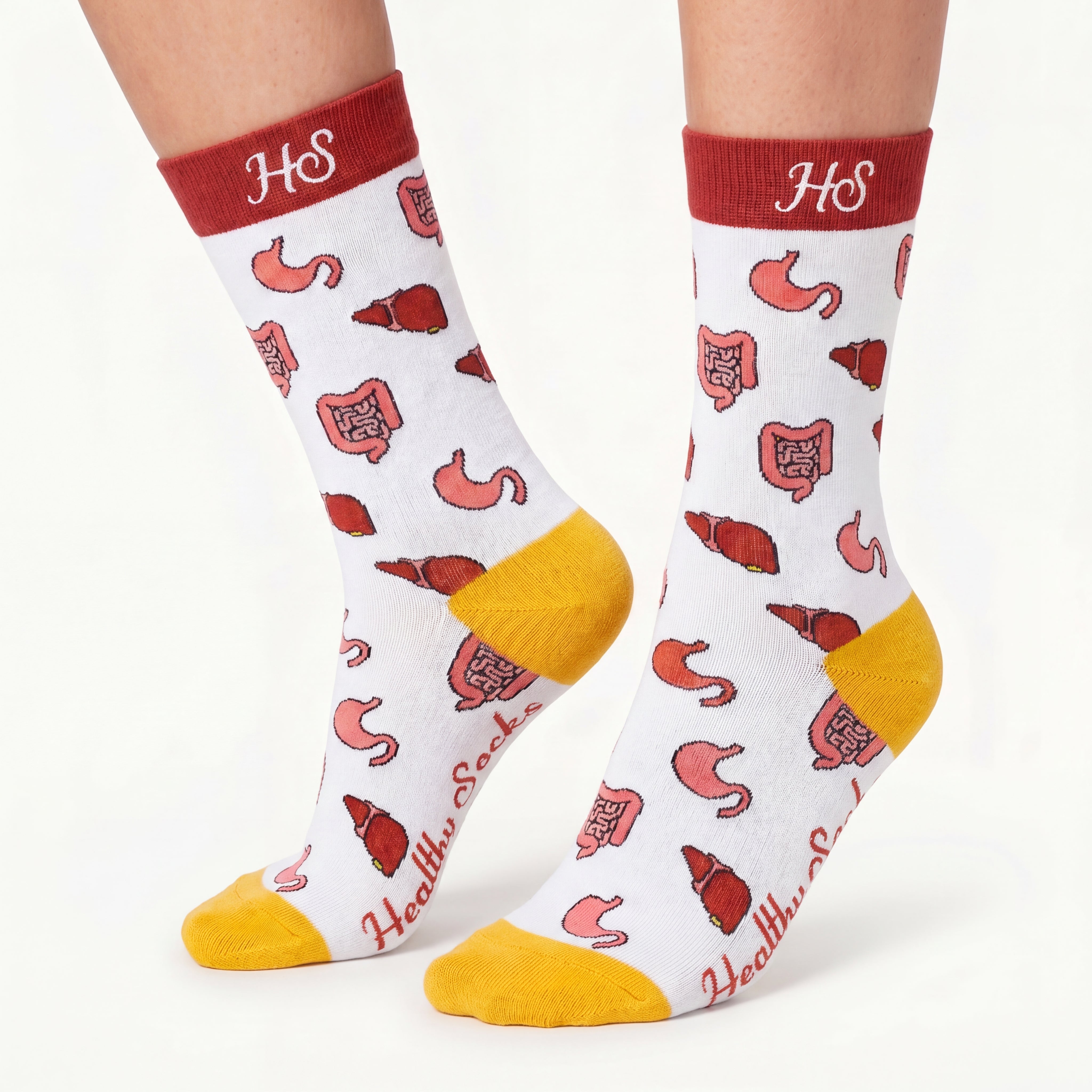 Gastrointestinal Socks - White Edition