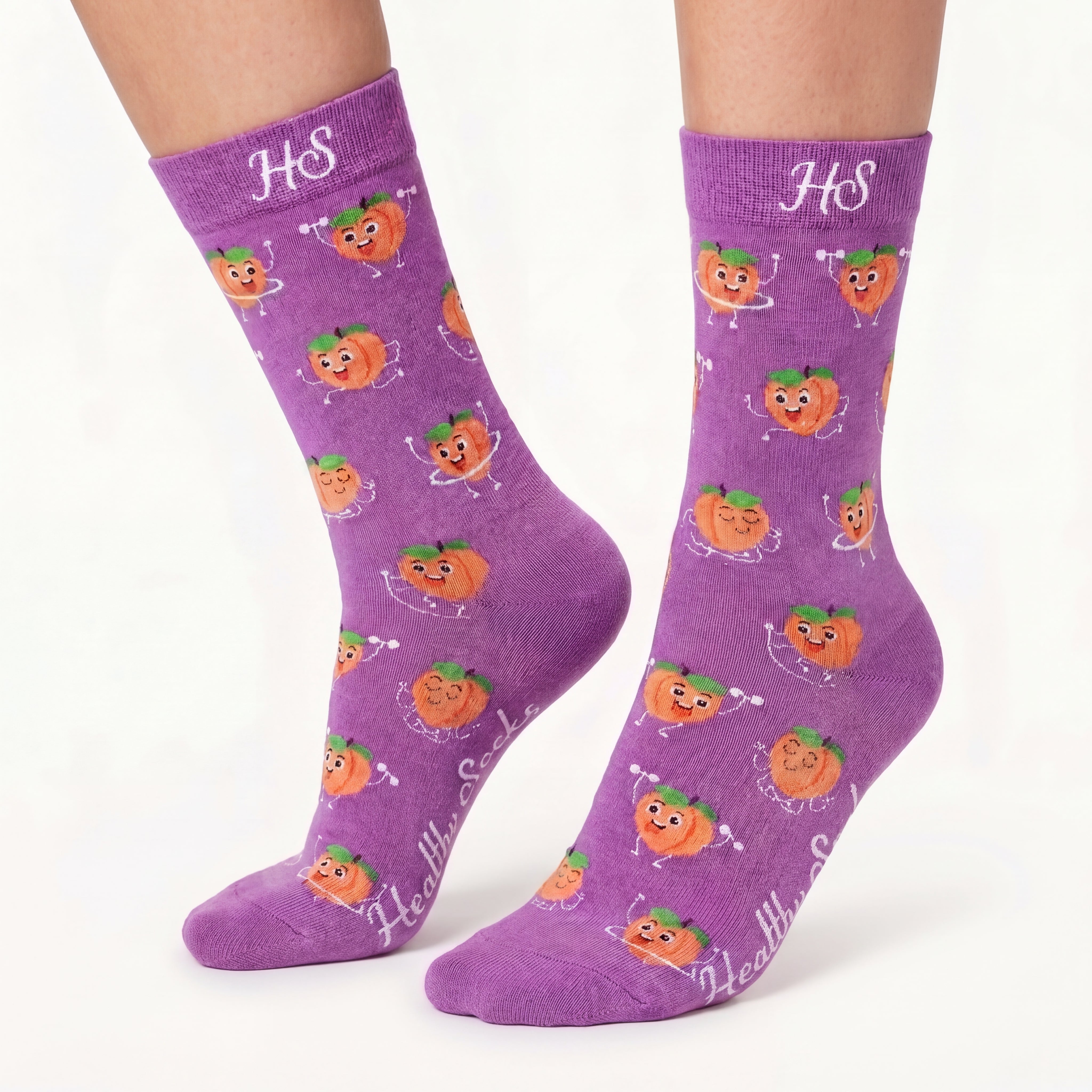 Healthy Life Socks - Peach