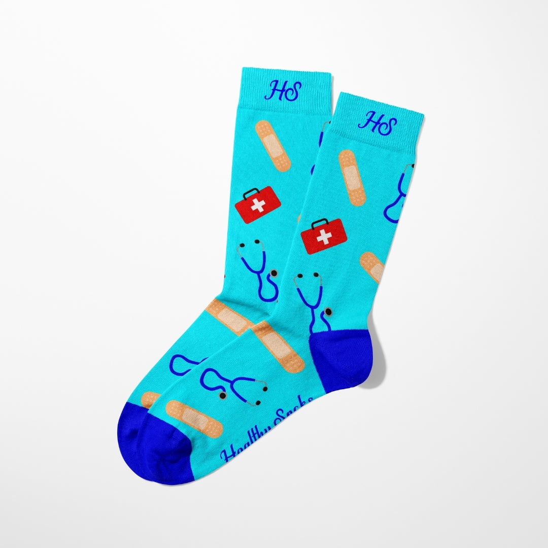 Nurse Socks – Blue Edition