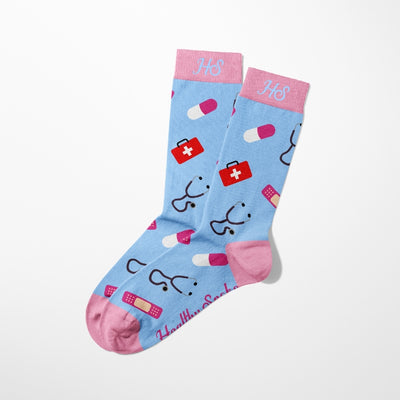 Krankenschwester-Socken – Rosa Edition
