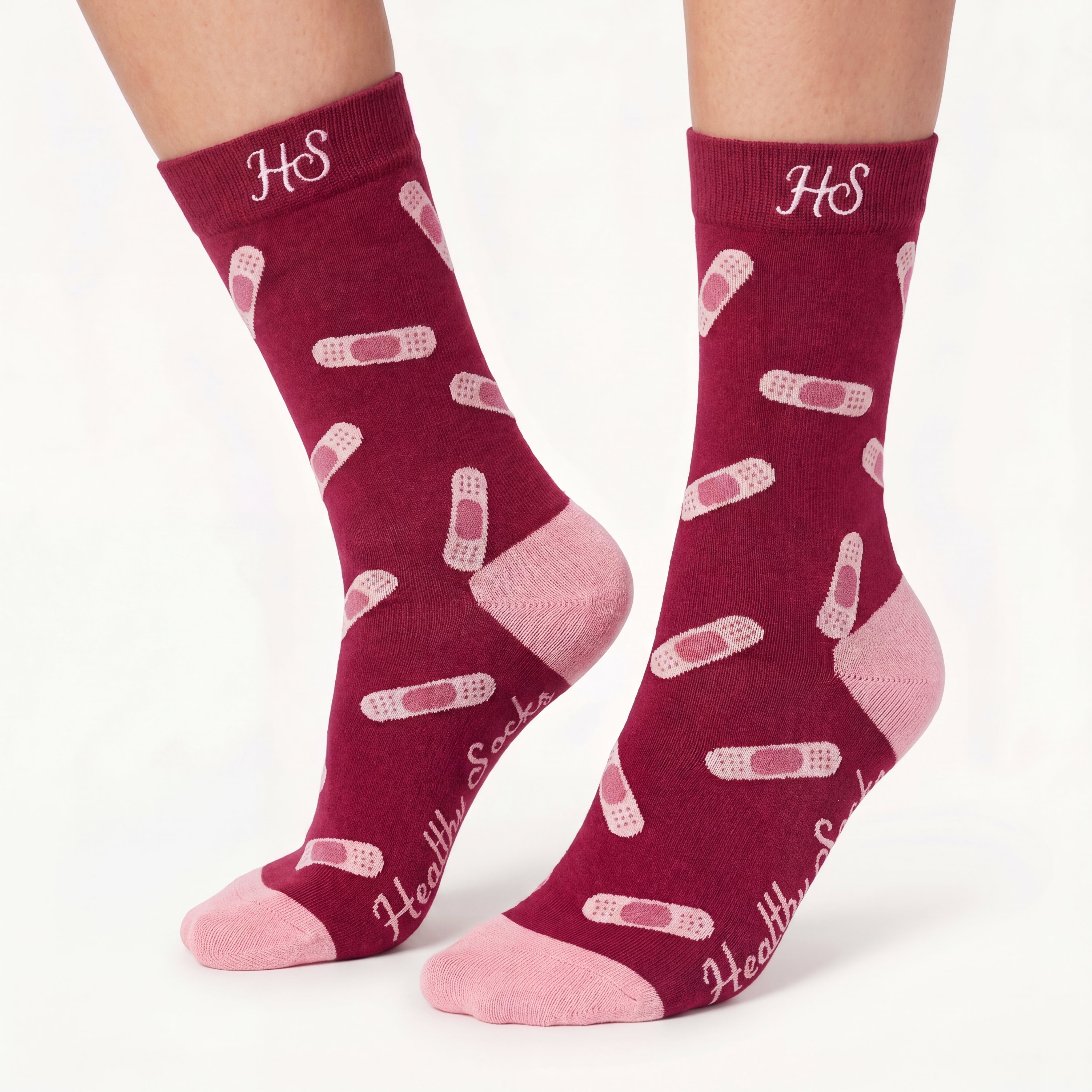 Plaster Socks – Pink Edition