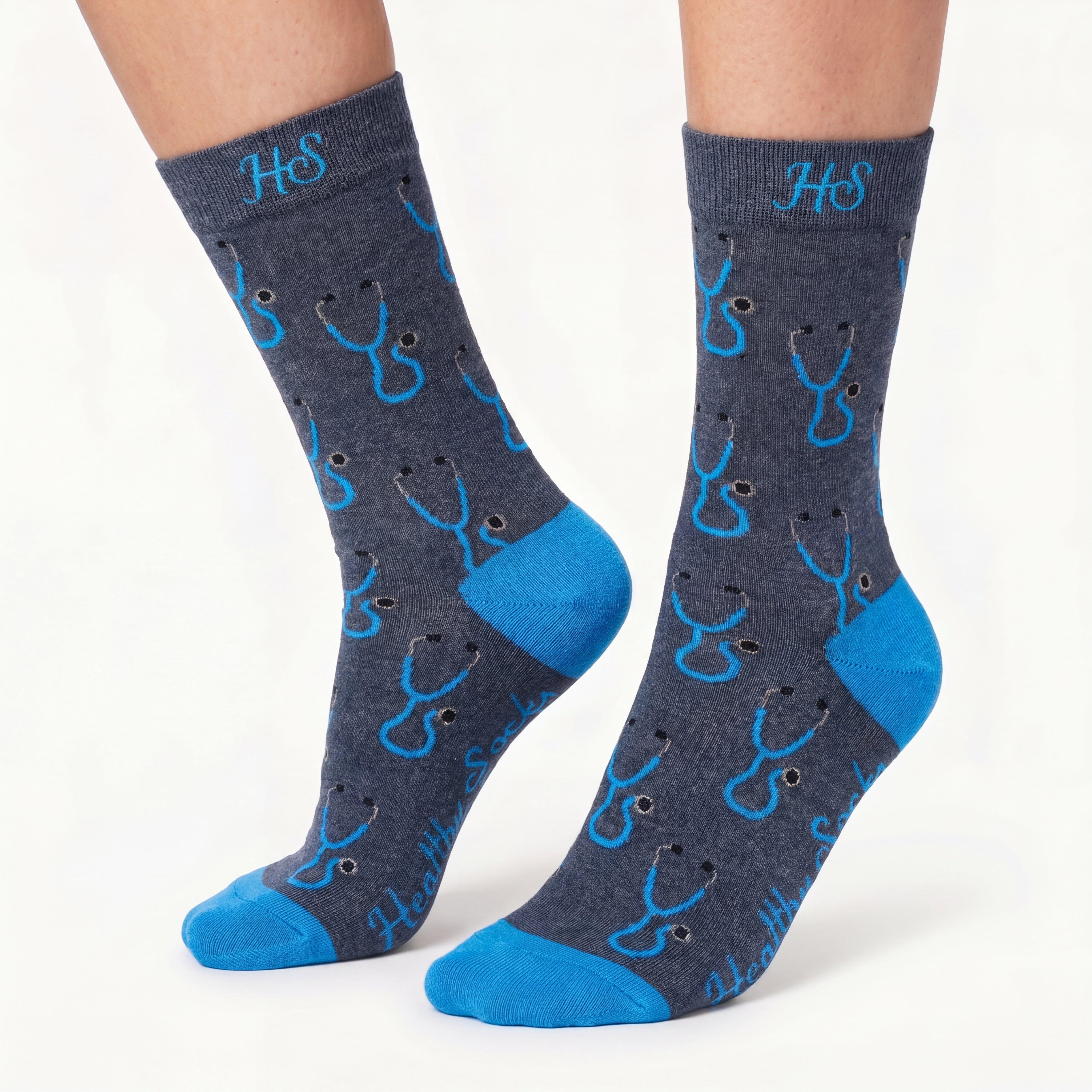 Stethoscope Socks – Gray Edition