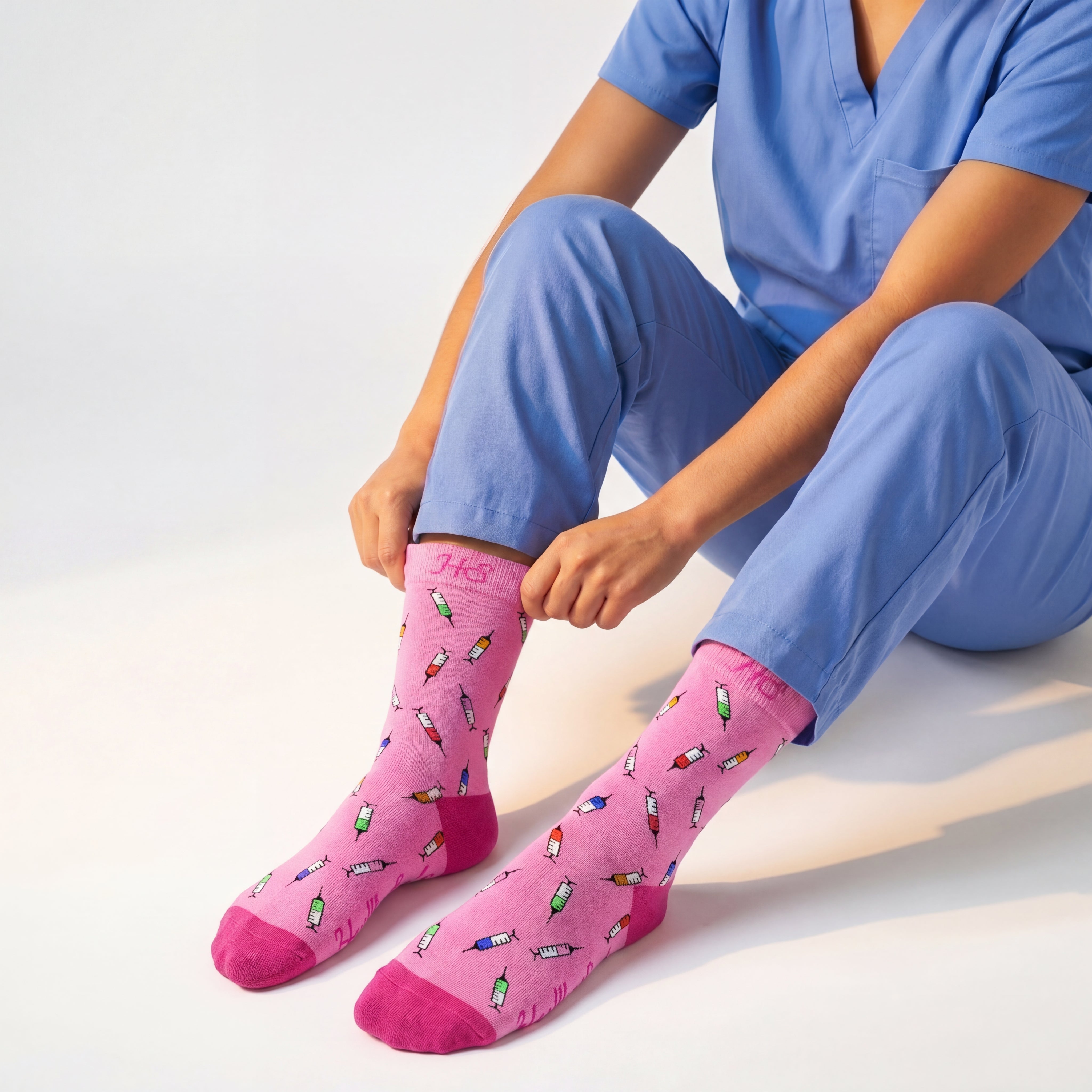 Syringe Socks – Pink Edition